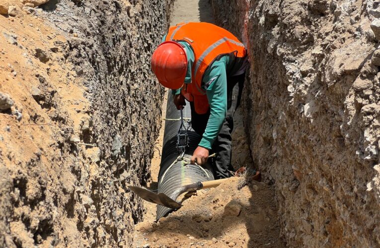 Sustituyen más de 200 metros de drenaje en Pachuca