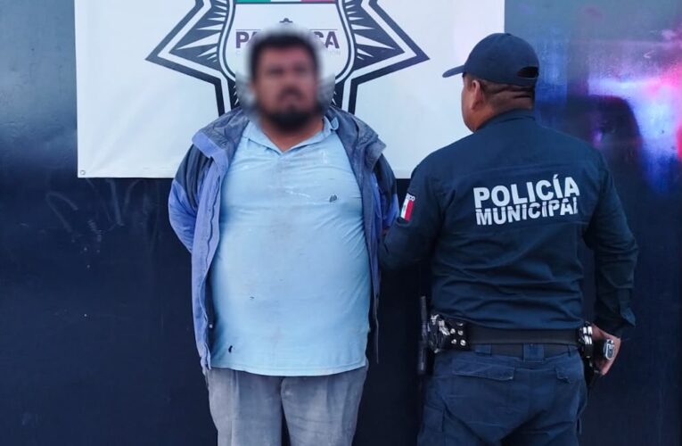 DETIENEN EN PACHUCA A HOMBRE BUSCADO POR EXTORSIÓN 