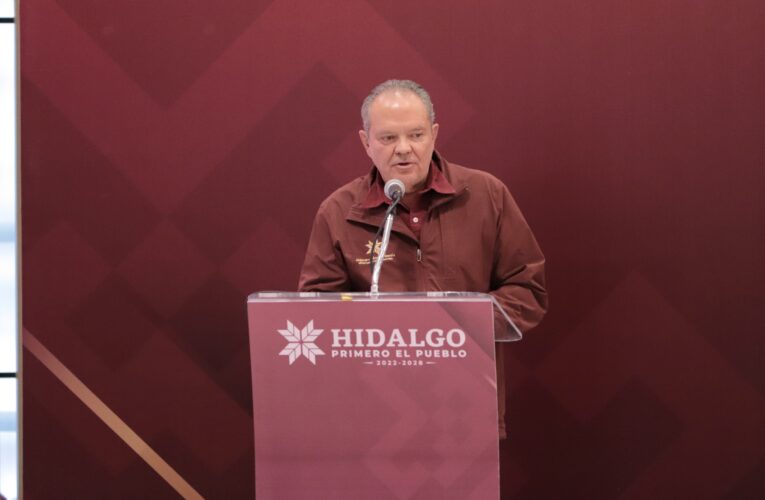 Menchaca anuncia más obras para Hidalgo en 2026-2028