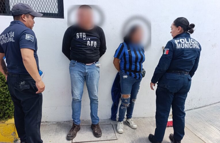 Detienen a dos personas con presunta droga en Mineral de la Reform