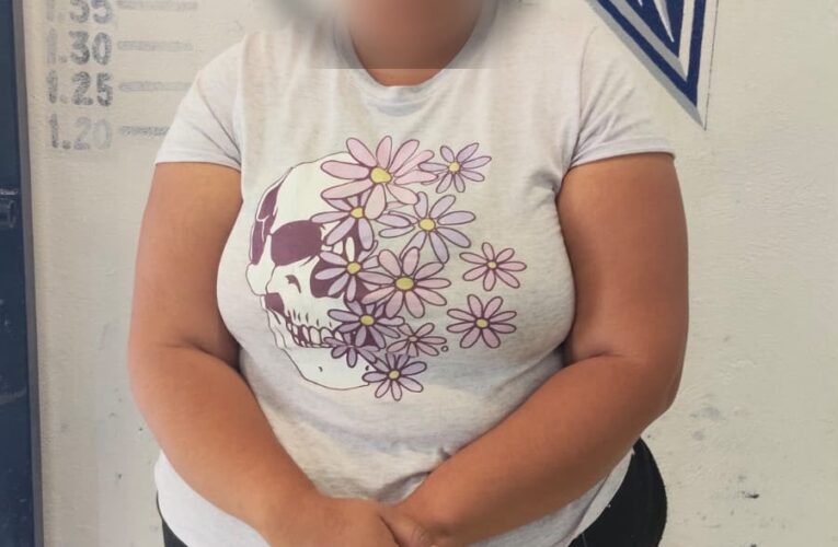 Detienen a mujer con 34 dosis de cristal en Mineral de la Reforma