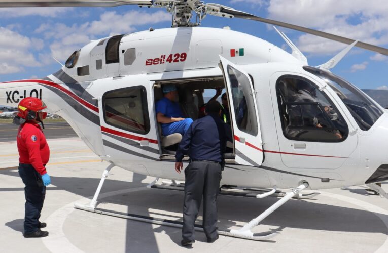 Trasladan por vía aérea un corazón de Pachuca a la Ciudad de México