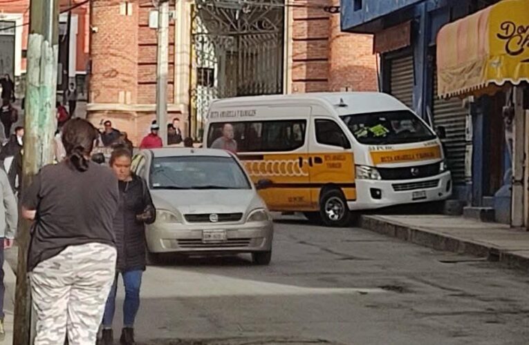 URVAN ATROPELLA A MUJER EN PLENO CENTRO