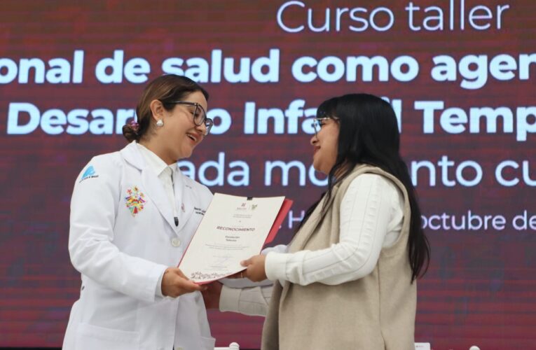 Capacitan a estudiantes de medicina en desarrollo infantil temprano en Hidalgo
